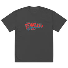 Load image into Gallery viewer, Fearless Red Oversized faded t-shirt
