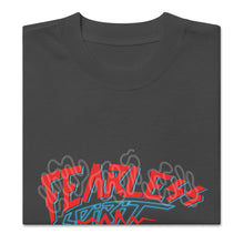 Load image into Gallery viewer, Fearless Red Oversized faded t-shirt
