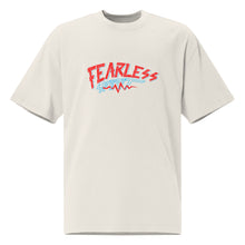 Load image into Gallery viewer, Fearless Red Oversized faded t-shirt
