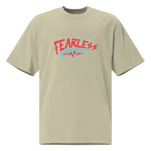 Load image into Gallery viewer, Fearless Red Oversized faded t-shirt
