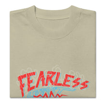 Load image into Gallery viewer, Fearless Red Oversized faded t-shirt
